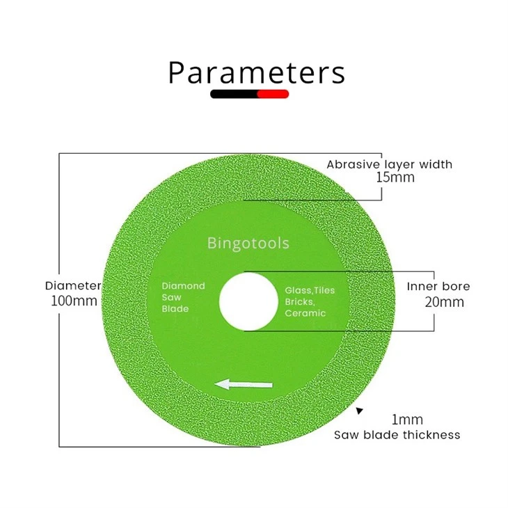 Diamond Cutting Disc For Glass